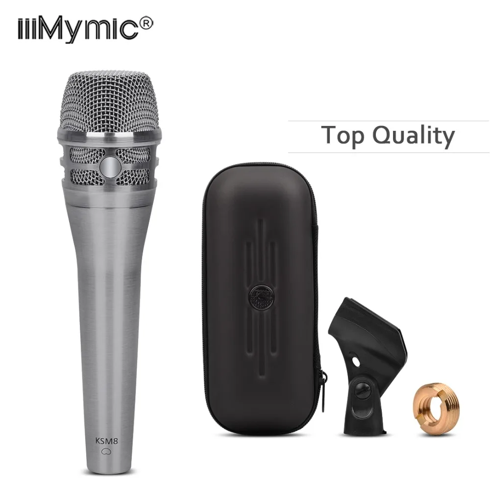 Top Quality KSM8 Live Vocals Wired Microphone !! Professional KSM8/N Handheld Karaoke Super-Cardioid Dynamic Podcast Mic Mike
Top Quality KSM8 Live Vocals Wired Microphone !! Professional KSM8/N Handheld Karaoke Super-Cardioid Dynamic Podcast Mic Mike