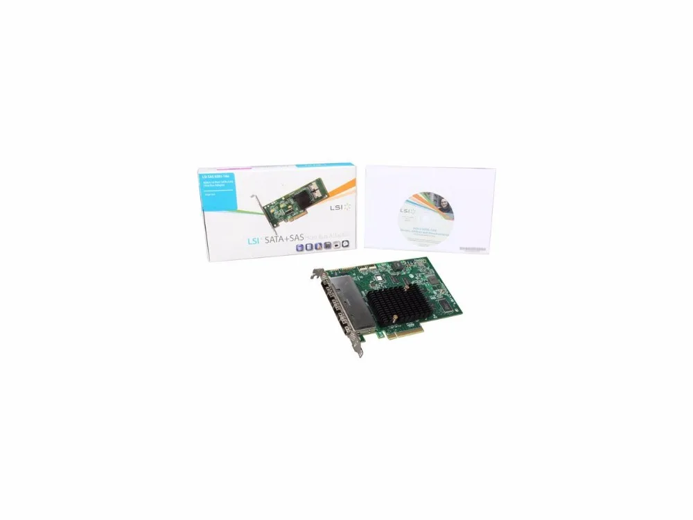LSI LSI00276 PCI-Express 2.0 x8 SATA / SAS 9201-16e Host Bus Adapter Single Pack--Avago Technologies
LSI LSI00276 PCI-Express 2.0 x8 SATA / SAS 9201-16e Host Bus Adapter Single Pack--Avago Technologies