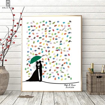 Fancy Wedding Attendance Book Lovers Under the Umbrella Romantic Wedding Souvenirs Fingerprint Signature DIY Party Decor
Fancy Wedding Attendance Book Lovers Under the Umbrella Romantic Wedding Souvenirs Fingerprint Signature DIY Party Decor