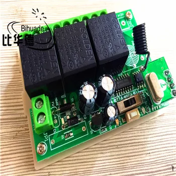 433Mhz Universal DC 12V 10A Relay 3CH Wireless Remote Control Switch Receiver Module and RF Remote 433 Mhz Transmitter Domotica
433Mhz Universal DC 12V 10A Relay 3CH Wireless Remote Control Switch Receiver Module and RF Remote 433 Mhz Transmitter Domotica