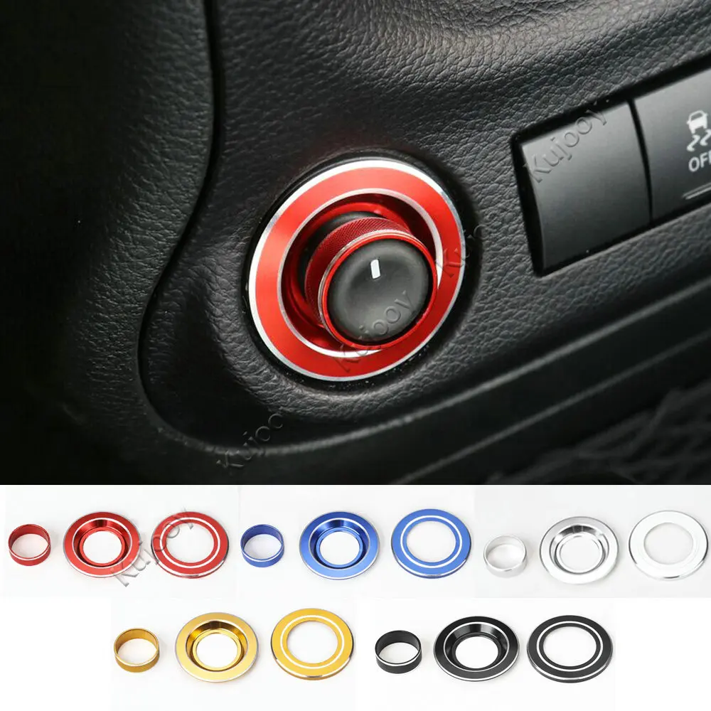 Red/Blue/Silver/Gold/Black Mirror Switch & Cigarette Lighter Cover Ring Frame Trim Sticker For Jeep Wrangler 11-16 Car Styling
Red/Blue/Silver/Gold/Black Mirror Switch & Cigarette Lighter Cover Ring Frame Trim Sticker For Jeep Wrangler 11-16 Car Styling