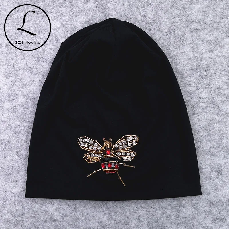 GZHilovingL 2019 New Fashion Women Bee Slouchy Hats Casual Loose Hip hop Ladies Thin Cotton Bonnet Hats Cap For Female Skullies
GZHilovingL 2019 New Fashion Women Bee Slouchy Hats Casual Loose Hip hop Ladies Thin Cotton Bonnet Hats Cap For Female Skullies