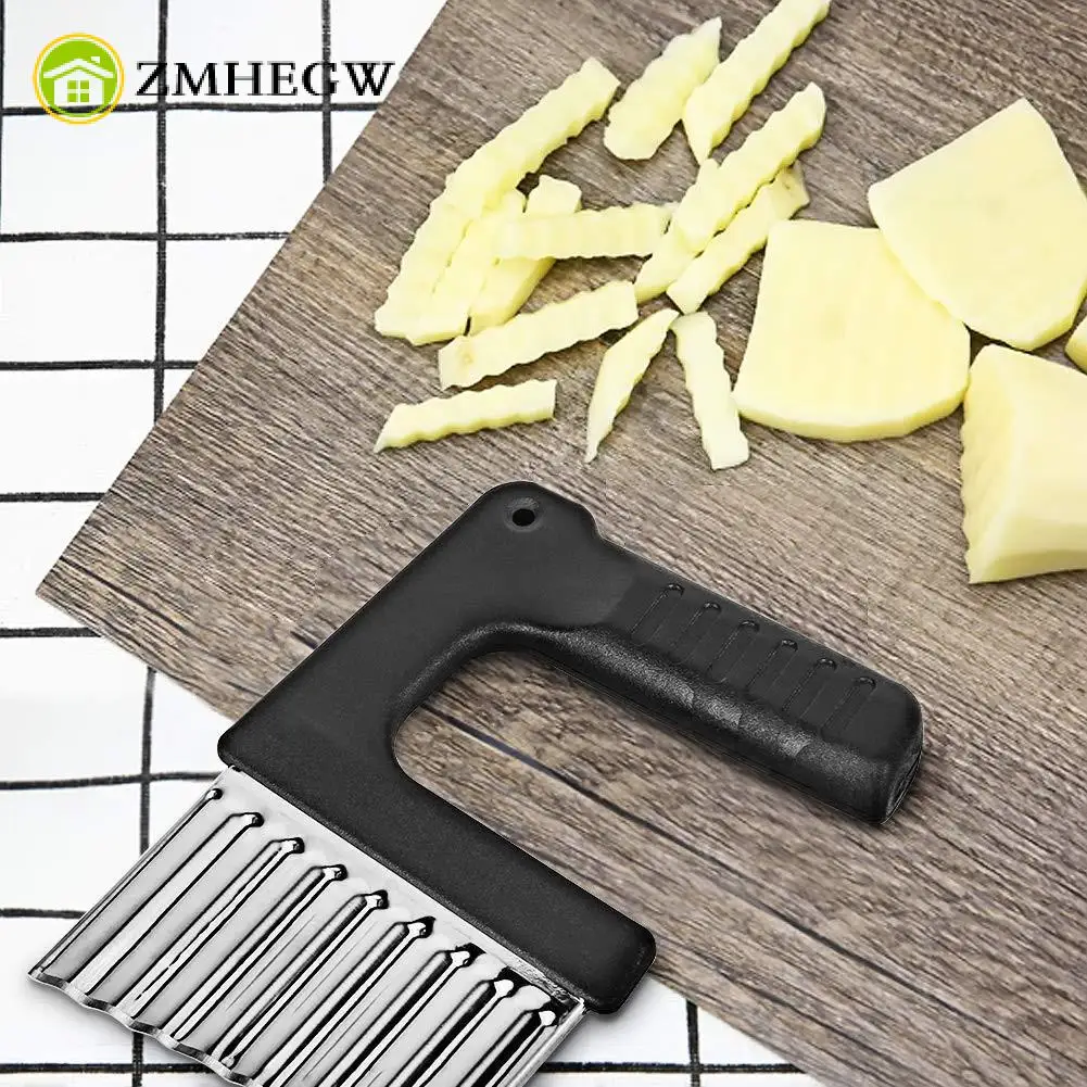 Crinkle Wavy Chopper Potato French Fry Vegetable Fruit Cutter Slicer Salad Maker Stainless Steel Kitchen Gadgets Cooking Tools
Crinkle Wavy Chopper Potato French Fry Vegetable Fruit Cutter Slicer Salad Maker Stainless Steel Kitchen Gadgets Cooking Tools