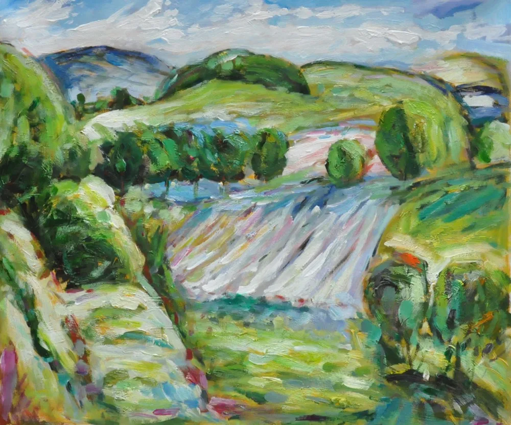Fields by Alfred Henry Maurer Abstract Oil Painting Handpainted 100% Landscape Painting for Wall Decoration Canvas Art
Fields by Alfred Henry Maurer Abstract Oil Painting Handpainted 100% Landscape Painting for Wall Decoration Canvas Art