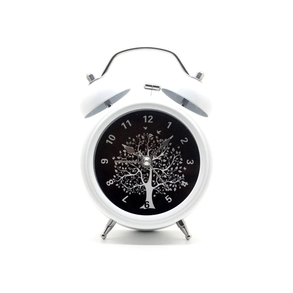 3 Inch Round Wishing Tree Metal Double Bell Silent Desktop Clock Table Alarm Clock With Night light
3 Inch Round Wishing Tree Metal Double Bell Silent Desktop Clock Table Alarm Clock With Night light