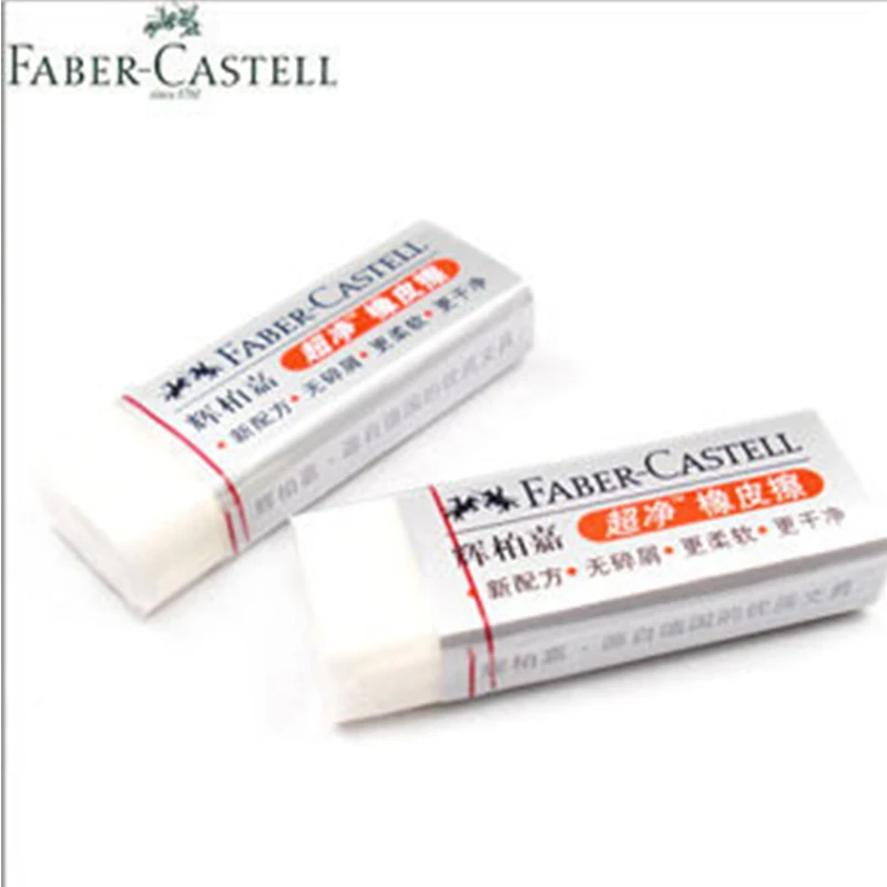 4 Pieces Faber Castell Pencil Eraser White Soft Rubber 12*22*62mm Super Clean Schoole and Office Supplies 18 71 51
4 Pieces Faber Castell Pencil Eraser White Soft Rubber 12*22*62mm Super Clean Schoole and Office Supplies 18 71 51