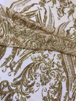 2017 ZY1610 high quality African gold beautiful French net embroidery lace fabrics sequins gauze dress lace fabric Nigeria
2017 ZY1610 high quality African gold beautiful French net embroidery lace fabrics sequins gauze dress lace fabric Nigeria