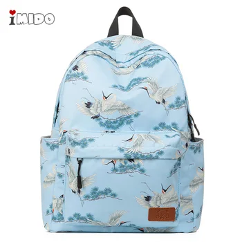 Girls Stork Prints Backpack Cute Japenese Women Rucksack Casual Canvas Travel Shoulder Rucksack Female Animal Pattern Backpacks
Girls Stork Prints Backpack Cute Japenese Women Rucksack Casual Canvas Travel Shoulder Rucksack Female Animal Pattern Backpacks
