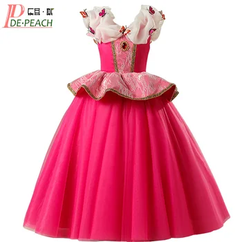 DE PEACH Halloween Girls Princess Dress Pink Butterfly Tulle Lace Kids Party Dress Children Christmas Cosplay Costumes Vestidos
DE PEACH Halloween Girls Princess Dress Pink Butterfly Tulle Lace Kids Party Dress Children Christmas Cosplay Costumes Vestidos