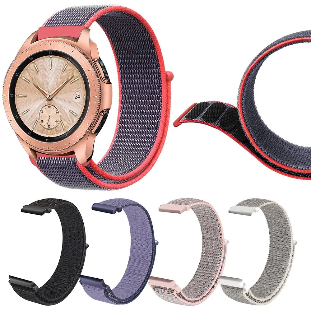 Relogio Feminino Relogio Masculino Replacement Nylon Bracelet Watch Band Wrist Strap For Samsung Galaxy Watch 42mm/46mm
Relogio Feminino Relogio Masculino Replacement Nylon Bracelet Watch Band Wrist Strap For Samsung Galaxy Watch 42mm/46mm