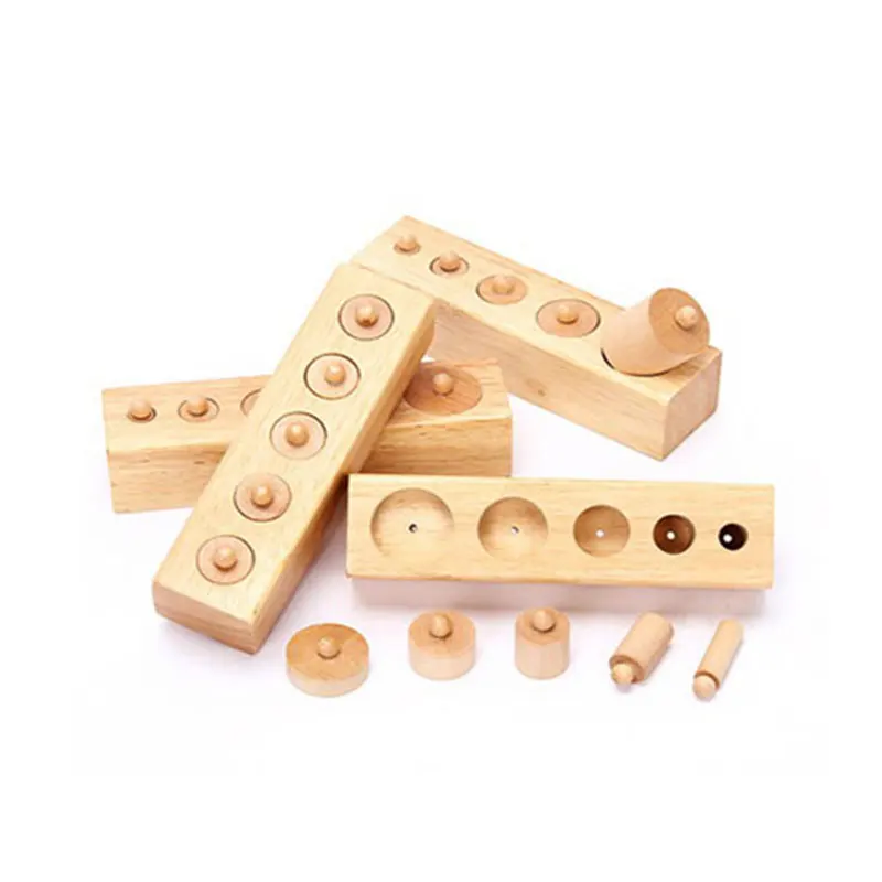 Wooden Montessori Infant toys Premium Mini Knobbed Cylinders Sensory Toys Preschool Educational Learning Toys For Kids E1464H
Wooden Montessori Infant toys Premium Mini Knobbed Cylinders Sensory Toys Preschool Educational Learning Toys For Kids E1464H
