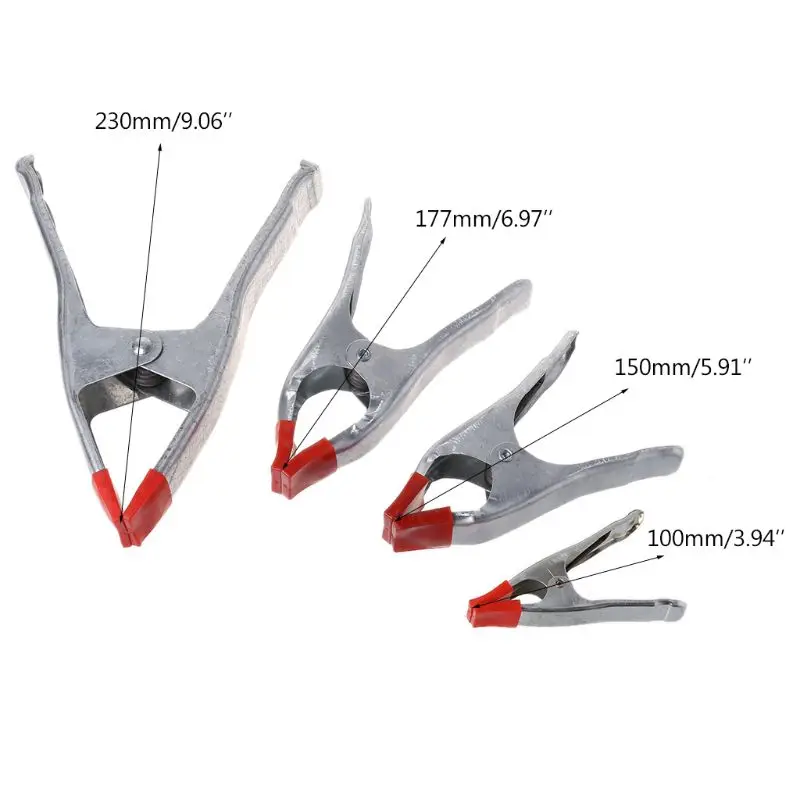 4"6"7"9 Inch Metal Spring Clamp Type A Grip Clip For Woodworking DIY Craft Repair Hand Tool
4"6"7"9 Inch Metal Spring Clamp Type A Grip Clip For Woodworking DIY Craft Repair Hand Tool