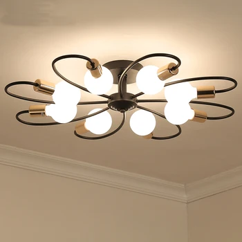 Nordic Decorative Iron Art Led ceiling lights plafond lamp for home living room lights ceiling light fixture Kitchen lamps
Nordic Decorative Iron Art Led ceiling lights plafond lamp for home living room lights ceiling light fixture Kitchen lamps