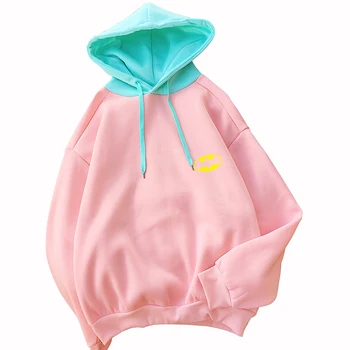 Women Hoodie Sweatshirt Ladies Autumn Winter Clothes Casual Fleece Spell Color Stitching Harajuku Kawaii Cartoon Batman Pullover
Women Hoodie Sweatshirt Ladies Autumn Winter Clothes Casual Fleece Spell Color Stitching Harajuku Kawaii Cartoon Batman Pullover