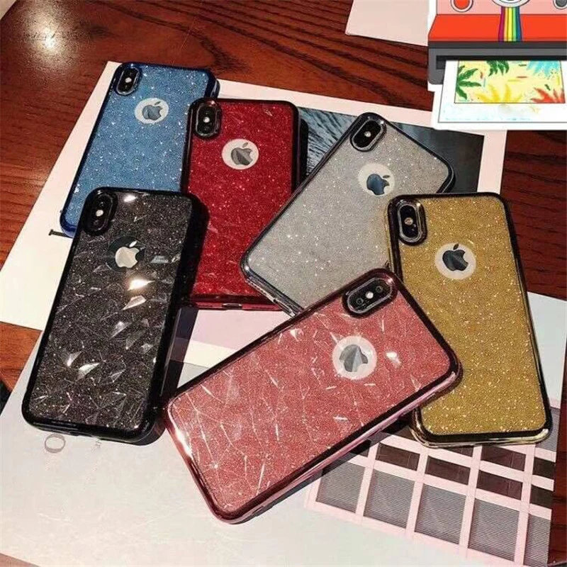 Diamond Pattern Glitter TPU Soft Case for iPhone 6 6S 7 8 Plus Phone Case for iPhone XS MAX XR X S Cover Cases
Diamond Pattern Glitter TPU Soft Case for iPhone 6 6S 7 8 Plus Phone Case for iPhone XS MAX XR X S Cover Cases
