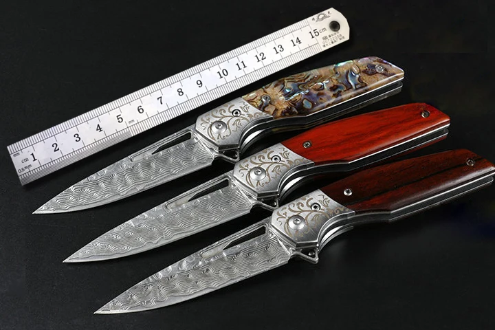 Ball Bearing Folding Knife Damascus Steel Utility Pocket Knife EDC Outdoor Tools Survival Folder Knives Self Defense Hunting
Ball Bearing Folding Knife Damascus Steel Utility Pocket Knife EDC Outdoor Tools Survival Folder Knives Self Defense Hunting