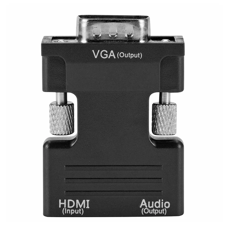 1080P HDMI to VGA Adapter Digital To Analog Audio Video Converter Cable for PC Laptop TV Box Projector
1080P HDMI to VGA Adapter Digital To Analog Audio Video Converter Cable for PC Laptop TV Box Projector
