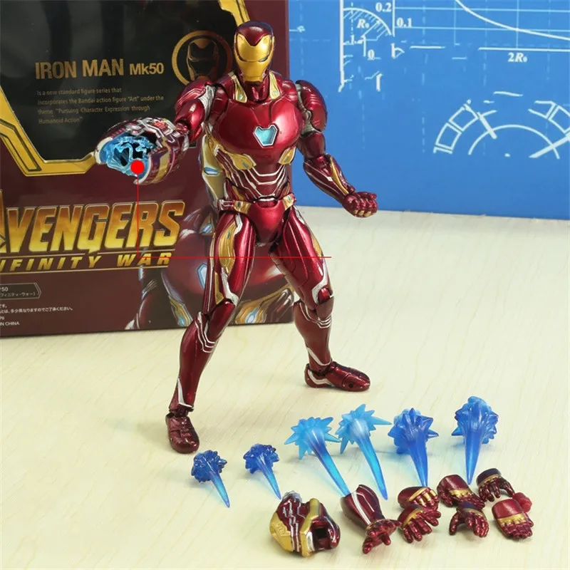 NEW Marvels Select Iron Man Avengers Endgame Mark PVC Action Figure Collectible Model Toy Ironman ACGN figure Brinquedos
NEW Marvels Select Iron Man Avengers Endgame Mark PVC Action Figure Collectible Model Toy Ironman ACGN figure Brinquedos