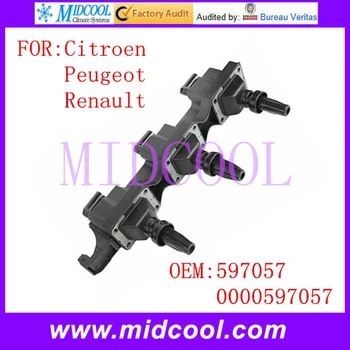 New Ignition Coil use OE NO. 597057 / 5970.57 , 0000597057 for Citroen Peugeot Renault
New Ignition Coil use OE NO. 597057 / 5970.57 , 0000597057 for Citroen Peugeot Renault