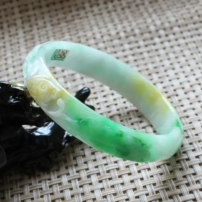 A303 Chinese Hand-carved Emerald Green stoneite stone Gems Bracelet Bangle 61mm 10.20 40
A303 Chinese Hand-carved Emerald Green stoneite stone Gems Bracelet Bangle 61mm 10.20 40
