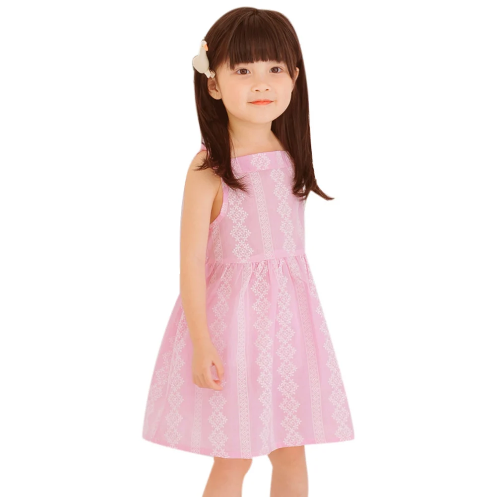 Summer New Cotton Pink Children Princess Dresses Baby Girls A-Line Lace Sleeveless Summer Dress Kids Shoulder Strap Sweet Dress
Summer New Cotton Pink Children Princess Dresses Baby Girls A-Line Lace Sleeveless Summer Dress Kids Shoulder Strap Sweet Dress
