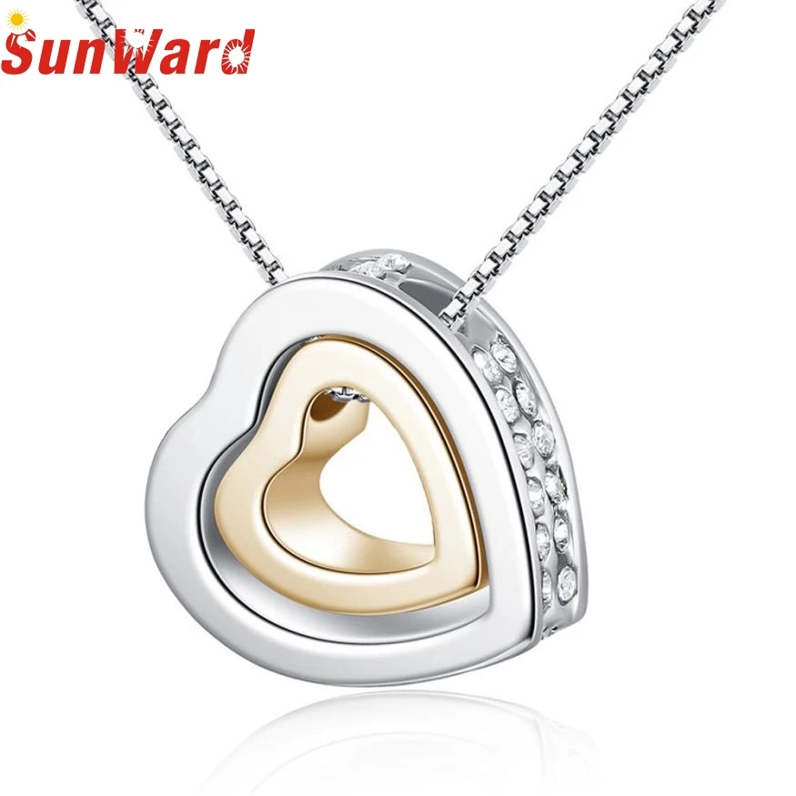 Necklace women 1PC Fashion Double Heart Crystal Rhinestone Eternal Love Silver Necklace double heart necklace db13 p30
Necklace women 1PC Fashion Double Heart Crystal Rhinestone Eternal Love Silver Necklace double heart necklace db13 p30