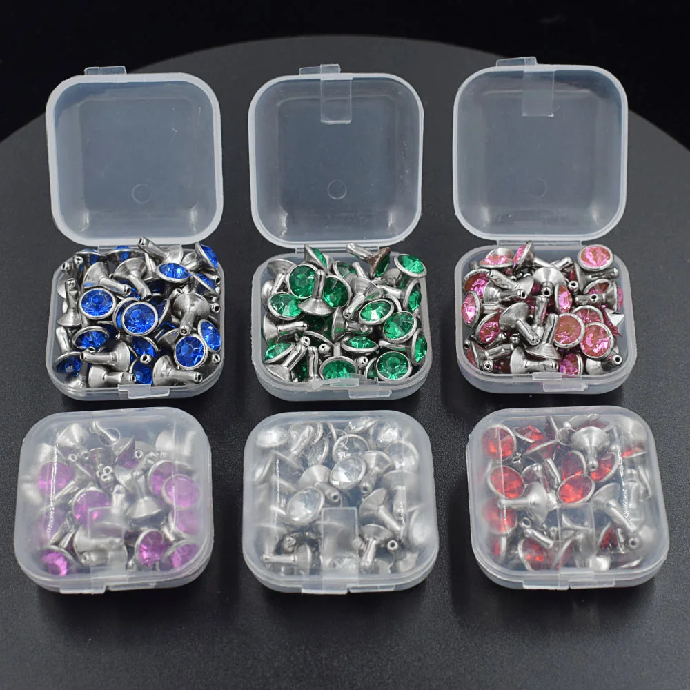 50 sets of each package. diamond clasp.8mm tape rivets. Sided rivet. DIY accessories. Double-sided rivet . Many colors
50 sets of each package. diamond clasp.8mm tape rivets. Sided rivet. DIY accessories. Double-sided rivet . Many colors