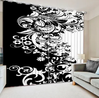 black and white curtains Curtains Decoration European 3D Curtains For Living room Blackout
black and white curtains Curtains Decoration European 3D Curtains For Living room Blackout