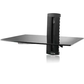 Single Floating Shelf with Strengthened Tempered Glass for DVD Players/Cable Boxes/Games Consoles/TV Accessories 1 Shelf CS201
Single Floating Shelf with Strengthened Tempered Glass for DVD Players/Cable Boxes/Games Consoles/TV Accessories 1 Shelf CS201