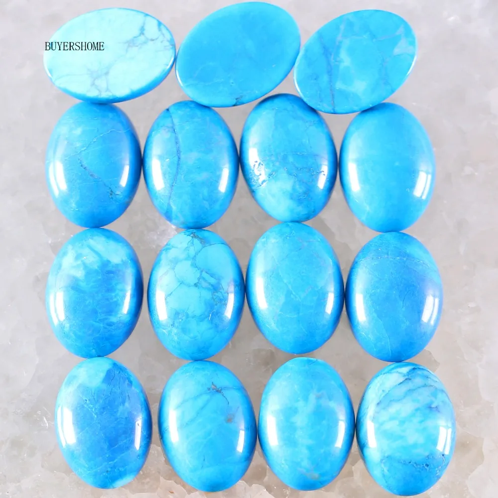 For Jewelry Making Pendant Bracelet Earrings 15x20MM Oval Natural Stone Beads Blue Howlite CAB Cabochon 5Pcs K1522
For Jewelry Making Pendant Bracelet Earrings 15x20MM Oval Natural Stone Beads Blue Howlite CAB Cabochon 5Pcs K1522