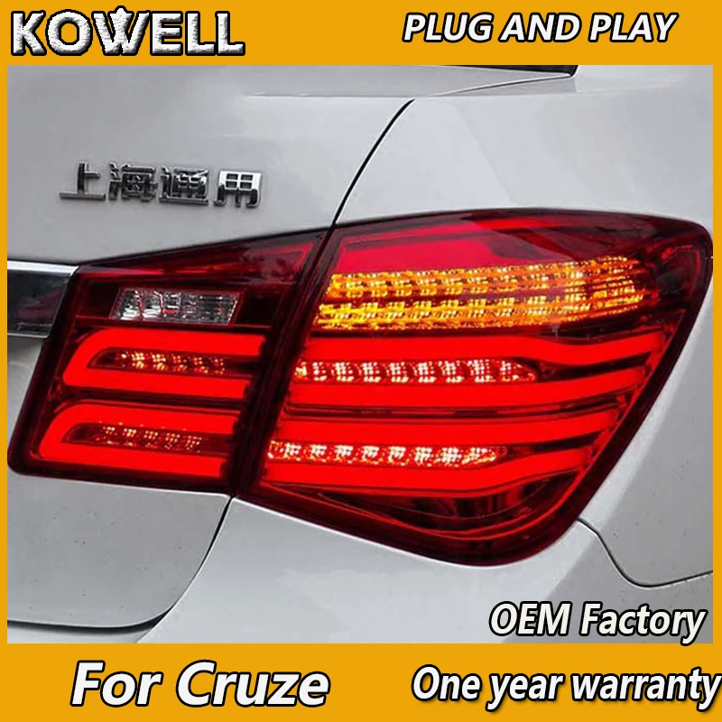 KOWELL Car Styling for Chevrolet Cruze Tail Lights 2009 2010 2011 2012-2015 Sedan LED Tail Light Rear Lamp DRL+Brake+Park+Signal
KOWELL Car Styling for Chevrolet Cruze Tail Lights 2009 2010 2011 2012-2015 Sedan LED Tail Light Rear Lamp DRL+Brake+Park+Signal