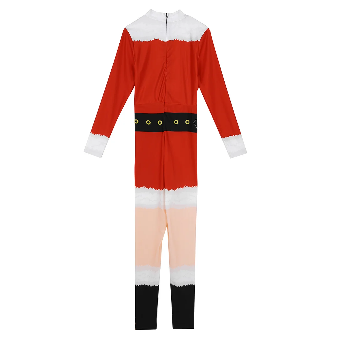 Cosplay&ware Tiaobug Women Long Sleeve Print Design Christmas Elf Costume Bodysuit Jumpsuit Female Xmas Fancy Cosplay Party Bodycon Catsuit 35 Cosplay&ware Tiaobug Women Long Sleeve Print Design Christmas Elf Costume Bodysuit Jumpsuit Female Xmas Fancy Cosplay Party Bodycon Catsuit -Cosplayware Store