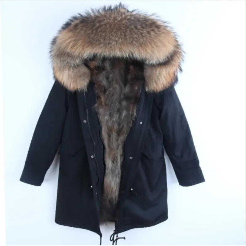 2018 Real Fur Parka Women fashion Winter Jacket Real Raccoon Fur Hooded Coats Nature Raccoon Dog Lining Jacket
2018 Real Fur Parka Women fashion Winter Jacket Real Raccoon Fur Hooded Coats Nature Raccoon Dog Lining Jacket