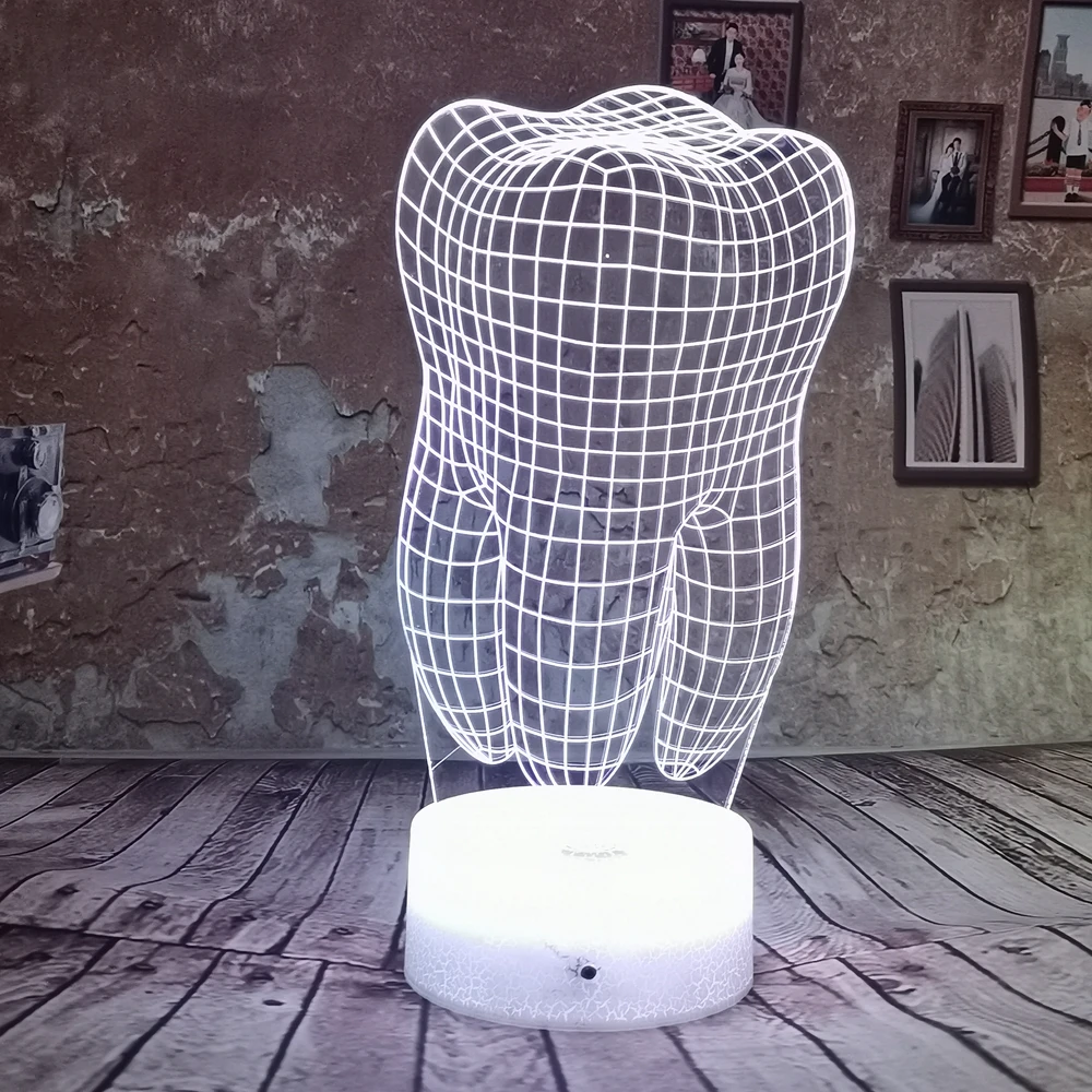 Drop Shipping 3D Night Light Lamp Cute Gifts Tooth Shape Illusion Gradien 7 Color LED Light USB Baby Sleep Lamp Home Decor Gifts
Drop Shipping 3D Night Light Lamp Cute Gifts Tooth Shape Illusion Gradien 7 Color LED Light USB Baby Sleep Lamp Home Decor Gifts