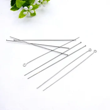 50pcs/lot 50mm 60mm 70mm Stainless Steel T Loop Eye Pins fit Brooch Pins Base for DIY Jewelry Making Findings
50pcs/lot 50mm 60mm 70mm Stainless Steel T Loop Eye Pins fit Brooch Pins Base for DIY Jewelry Making Findings