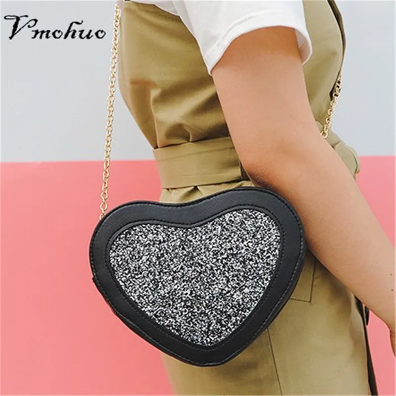 VMOHUO Luxury Brand Mini Size Women Bag Tunic Love Heart Design Glittered Sequined Chain Crossbody Shoulder Bag Bolsa Feminina
VMOHUO Luxury Brand Mini Size Women Bag Tunic Love Heart Design Glittered Sequined Chain Crossbody Shoulder Bag Bolsa Feminina