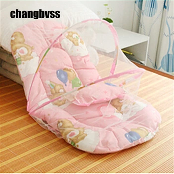Infant Cushion Mattress+Pillow Bedding Crib Netting Set Portable Newborn Folding Baby Bed Cradle Crib with Folding Mosquito Net
Infant Cushion Mattress+Pillow Bedding Crib Netting Set Portable Newborn Folding Baby Bed Cradle Crib with Folding Mosquito Net