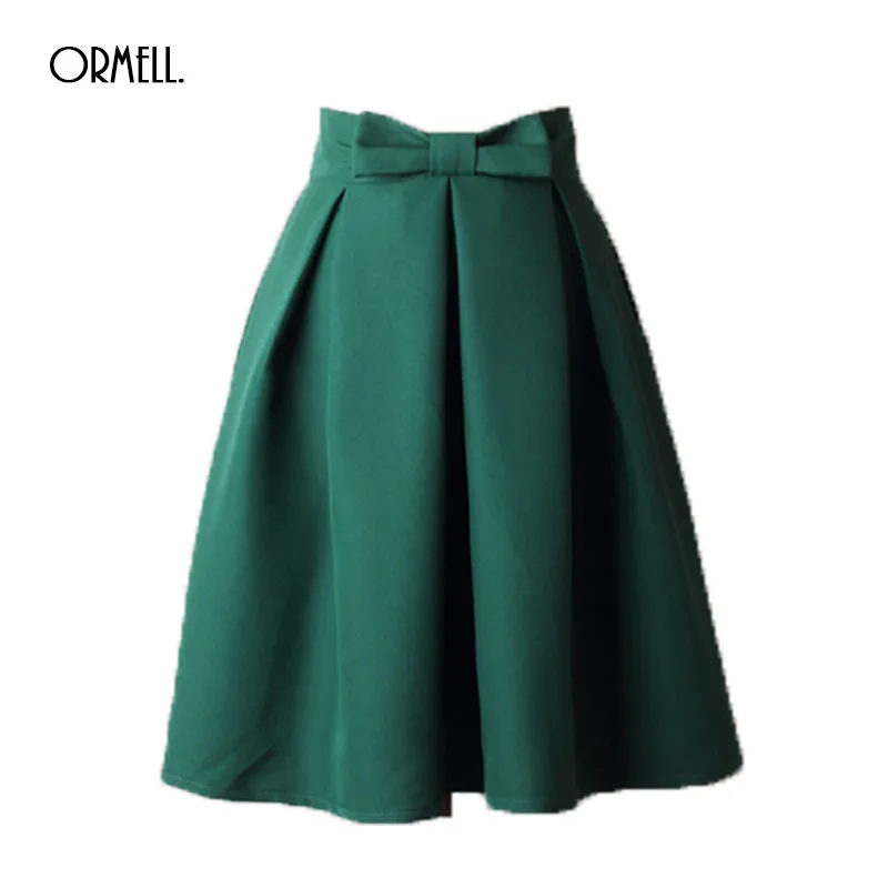 ORMELL Spring 2019 Ball Gown Women Skirts Black White Bow Skirt Summer High Waist Vintage Skirts Female Retro Red Sun Skirt
ORMELL Spring 2019 Ball Gown Women Skirts Black White Bow Skirt Summer High Waist Vintage Skirts Female Retro Red Sun Skirt