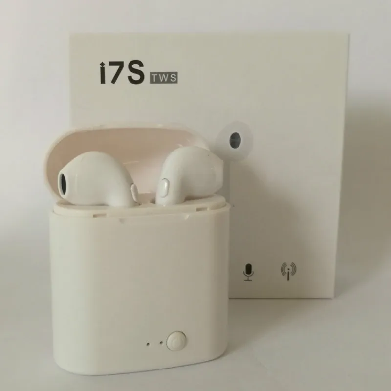 Sports headphone i7s TWS Bluetooth Earphones Stereo Bass Wireless Headset In-Ear Earbuds with Mic Charging Box for Smart phone
Sports headphone i7s TWS Bluetooth Earphones Stereo Bass Wireless Headset In-Ear Earbuds with Mic Charging Box for Smart phone