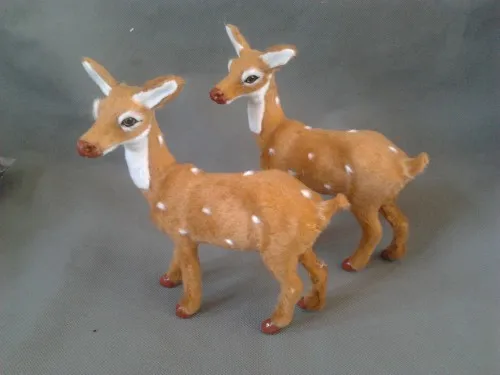 standing sika deer 17x16cm fur hard model one lot / 2 pieces deers ,home decoration gift h1344
standing sika deer 17x16cm fur hard model one lot / 2 pieces deers ,home decoration gift h1344