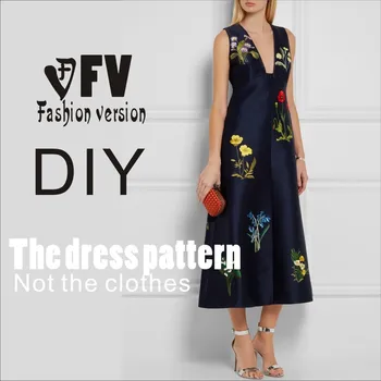 Dresses Sewing Pattern Template Cutting drawing Clothing DIY ((Not selling clothes)) BLQ- 238
Dresses Sewing Pattern Template Cutting drawing Clothing DIY ((Not selling clothes)) BLQ- 238