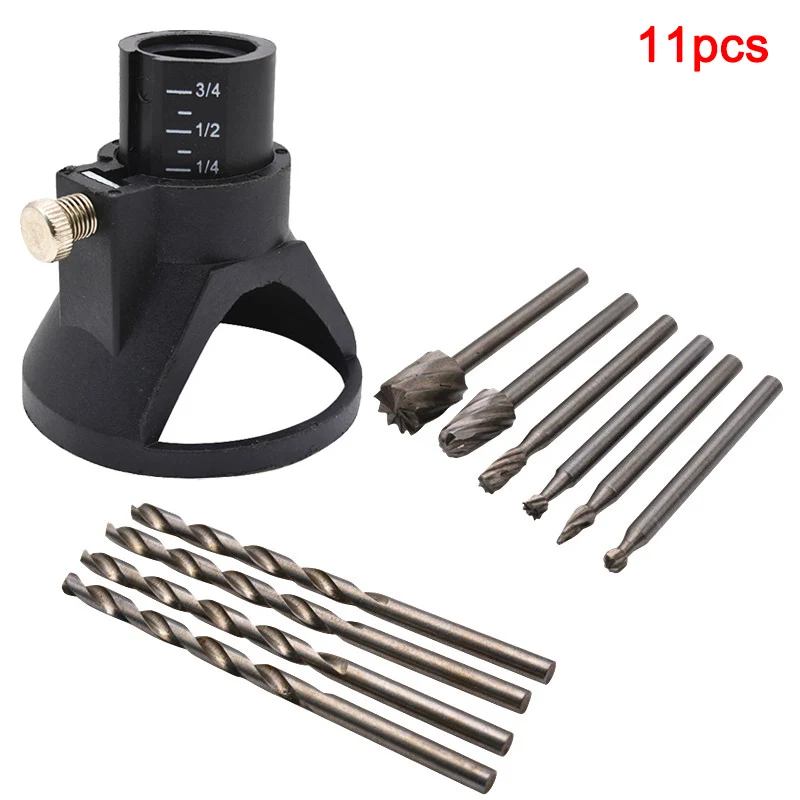 Rotary Multi Tool Cutting Guide HSS Router Drill Bits Set Durable Attachment Kit LO88
Rotary Multi Tool Cutting Guide HSS Router Drill Bits Set Durable Attachment Kit LO88