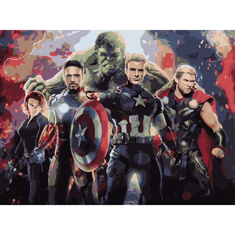 Wall Art Canvas The Avengers Picture Frameless Wall Painting By Numbers Coloring By Number Kits Movie Poster For Home Wall Decor
Wall Art Canvas The Avengers Picture Frameless Wall Painting By Numbers Coloring By Number Kits Movie Poster For Home Wall Decor