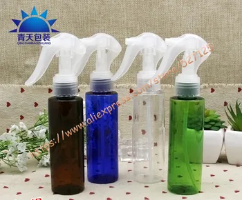 100ml clear/blue/green/brown PET trigger spray bottle with clear sprayer gun.watering spray bottle,toilet water refillable bott
100ml clear/blue/green/brown PET trigger spray bottle with clear sprayer gun.watering spray bottle,toilet water refillable bott