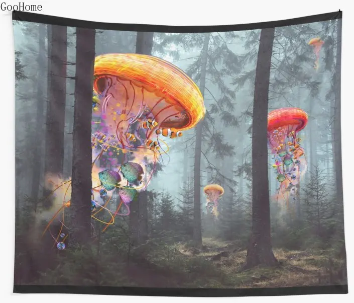 Forest of Jellyfish Worlds Wall Tapestry Cover Beach Towel Throw Blanket Picnic Yoga Mat Home Decoration
Forest of Jellyfish Worlds Wall Tapestry Cover Beach Towel Throw Blanket Picnic Yoga Mat Home Decoration