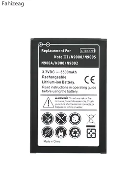 10Pcs B800BC/BE/BU Replacement Battery For Samsung Note III 3 Note3 N9000 N9006 N9008 N9009 N9005 N900A N900 N9002 N9000/W
10Pcs B800BC/BE/BU Replacement Battery For Samsung Note III 3 Note3 N9000 N9006 N9008 N9009 N9005 N900A N900 N9002 N9000/W