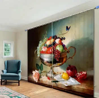 Fruits Oil Painting Luxury 3D Window Curtains For Bedding room Living room Office Wall Home Tapestry Decorative Drape Cortinas
Fruits Oil Painting Luxury 3D Window Curtains For Bedding room Living room Office Wall Home Tapestry Decorative Drape Cortinas