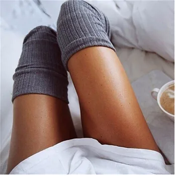 1 Pair Solid Colors Knitted Sexy Stocking Women Warm Thigh High Over The Knee Socks Fashion Ladies Stockings
1 Pair Solid Colors Knitted Sexy Stocking Women Warm Thigh High Over The Knee Socks Fashion Ladies Stockings