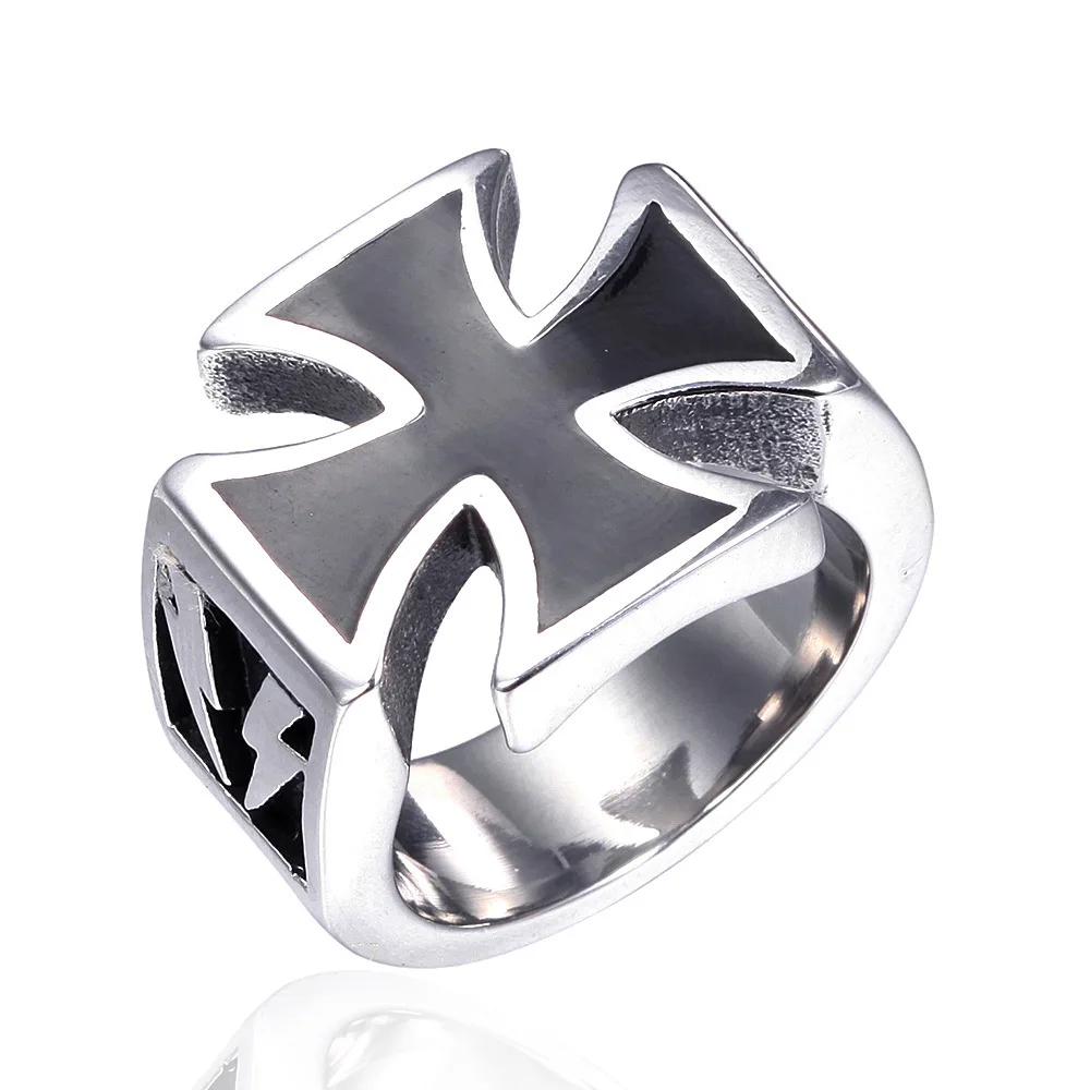 316L Stainless Steel Crusaders Religious Cross Man Men Rings Personality Creativity for Male Boyfriend Jewelry Accessories Gift
316L Stainless Steel Crusaders Religious Cross Man Men Rings Personality Creativity for Male Boyfriend Jewelry Accessories Gift