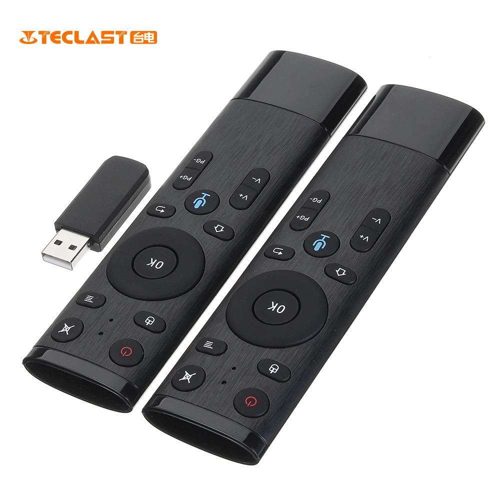 TecLast Q5 WIFI Wireless Voice Remote Control 2.4GHz Air Mouse With USB Receiver Multimedia For Smart TV Android Box And Laptops
TecLast Q5 WIFI Wireless Voice Remote Control 2.4GHz Air Mouse With USB Receiver Multimedia For Smart TV Android Box And Laptops